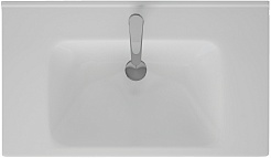 Misty Тумба с раковиной Натали 80 подвесная белая – фотография-3